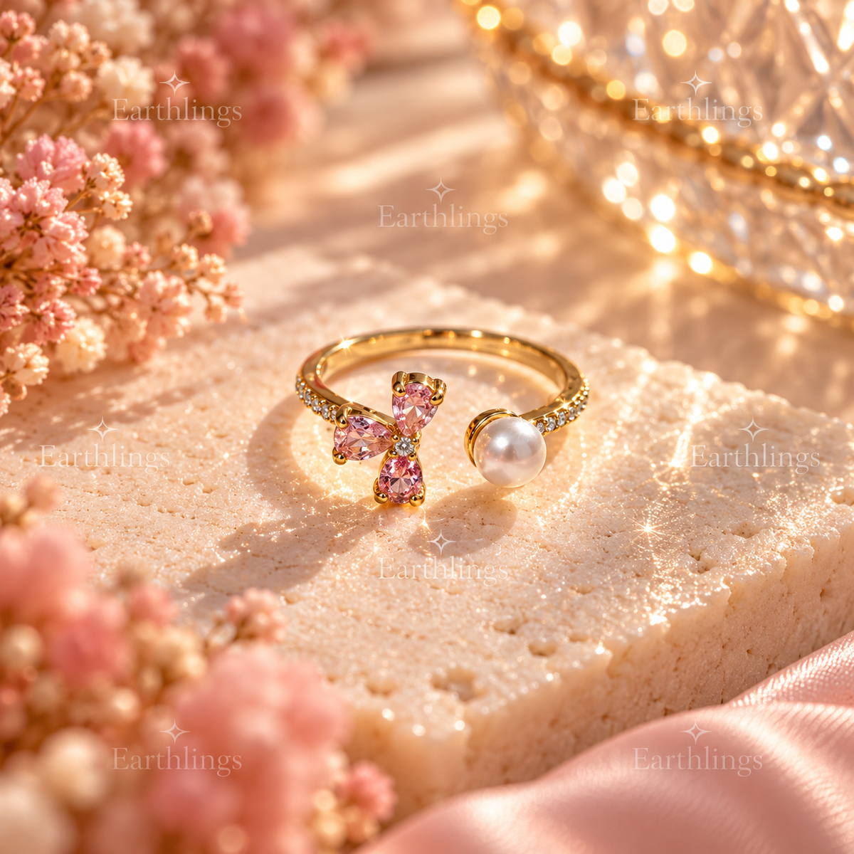 Earthlings Gold Wildflower Ring