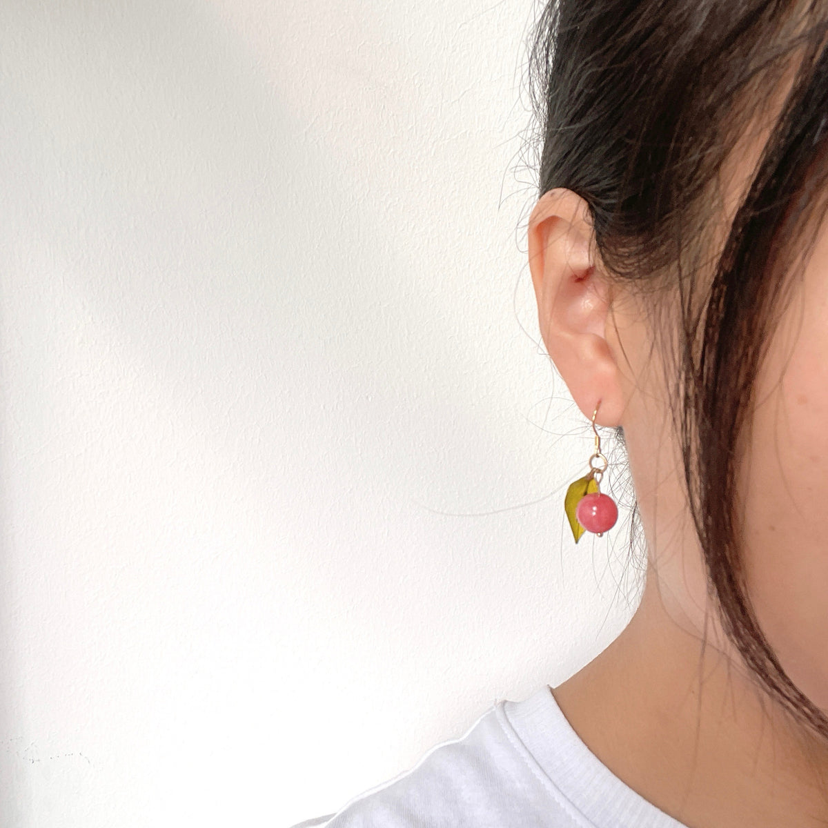 Strawberry Earrings (Strawberry Quartz) — Garden of Eden
