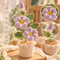 Crochet Morning Glory (Purple)